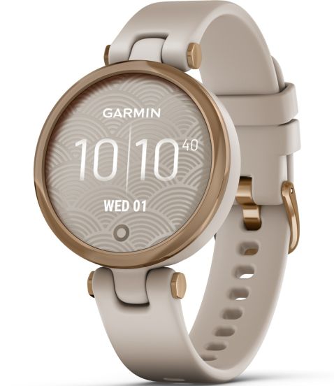 Garmin Vivomove 3S Rose Gold Stainless Steel Bezel newest with Light Sand Case