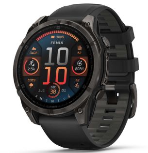 010-02904-21 Garmin Fenix 8 47mm AMOLED Sapphire Carbon Grey DLC-Titanium 010-02904-21