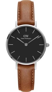 ADW00100234 Daniel Wellington Classic Petite 28mm Durham Black Sølvfarvet DW00100234
