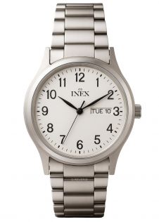 A12124S0A Inex Mens Sølvfarvet/White A12124S0A