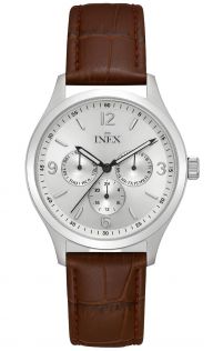 A12162S4I Inex Mens Sølvfarvet/Sølvfarvet A12162S4I