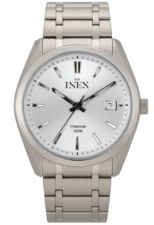 A12168T4I Inex Mens Sølvfarvet/Sølvfarvet A12168T4I