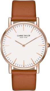 CA3855-RGWHCA Carrie Taylor Lexington Rosegoldfarvet/White Caramel Leather