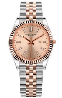 CTW504 Carrie Taylor 32mm Rosegolden Two Tone Classic Date Sapphire CTW504