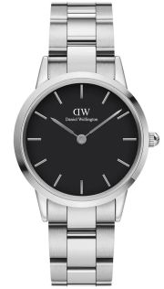 ADW00100206 Daniel Wellington Iconic Link 32mm Sølvfarvet Black DW00100206