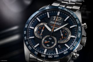 SSB345P1 Seiko Mens Chronograph Blue Steel 43mm