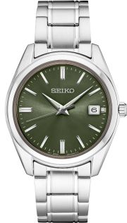SUR527P1 Seiko Mens Classic Sapphire SUR527P1: Tidløs Elegance og Præcision i Rustfrit Stål