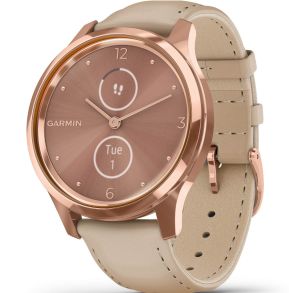 010-02241-01 Garmin Vívomove Luxe 18K Rose Gold PVD Stainless Steel Case 010-02241-01