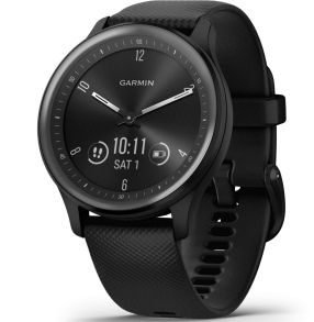 010-02566-00 Garmin Vívomove Sport Black Case and Silicone Band with Slate Accents 010-02566-00