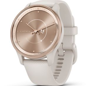 010-02665-01 Garmin Vívomove Trend Peach Gold Stainless Steel Bezel with Ivory Case 010-02665-01