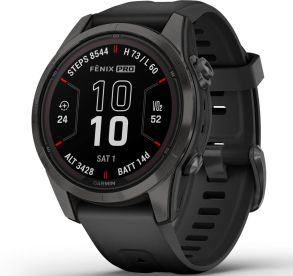 010-02776-11 Garmin Fenix 7S Pro – Sapphire Solar Edition Carbon Grey DLC Titanium 010-02776-11