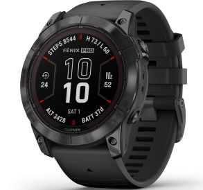 010-02778-11 Garmin Fenix 7X Pro - Sapphire Solar Edition Carbon Grey DLC Titanium 010-02778-11