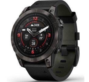 010-02803-30 Garmin Epix Pro Gen 2 - Sapphire Edition - 47mm Carbon Gray DLC Titanium 010-02803-30