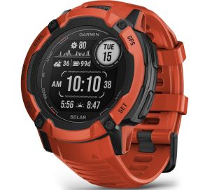 010-02805-01 Garmin Instinct 2X Solar Flame Red 010-02805-01