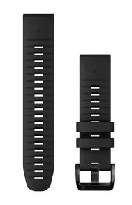 010-13280-00 Original Garmin QuickFit® 22mm Black Silicone Strap 010-13280-00