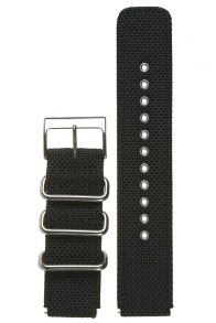 10549180 Black Nylon Strap for Casio G-Shock GA-100BBN-1A 10549180