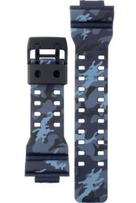 10561428 Grey resin strap for Casio G-Shock GA-110TS-1A4W / GA-100C-8AW