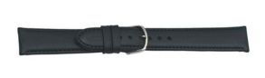 660118S Falkenlund Deluxe Beco Watch Strap Nappa Black Calf Leather 18mm Stainless Steel Buckle 660118S