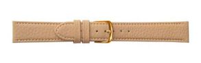 6661118G Falkenlund Deluxe Beco Watch Strap Imperator Beige Calf Leather 18mm Gold Plated Buckle 6661118G
