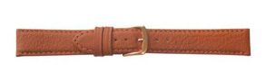 6661320G Falkenlund Deluxe Beco Watch Strap Imperator Nature Calf Leather 20mm Gold Plated Buckle 6661320G