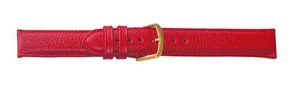 6681520G Falkenlund Deluxe Beco Watch Strap Hermes Red Calf Leather 20mm Gold Plated Buckle 6681520G