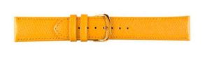 668614G Falkenlund Deluxe Beco Watch Strap Hermes Calf Leather Yellow 14mm Gold Plated Buckle 668614G