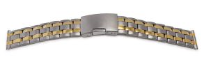 697168 Falkenlund Deluxe Beco Watch Strap Bracelet Sport Bicolor Stainless Steel 18mm 697168