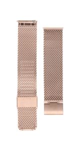 FLKSBD04-2-RG Falkenlund 18mm Easy-Attach Rose Golden Steel Mesh Bracelet
