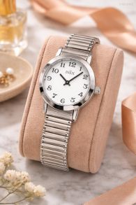 A12004-1S0A Inex Ladies Sølvfarvet/White A12004-1S0A