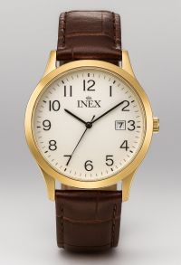 A12135D0A Inex Mens 40mm Golden Classic