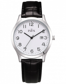 A12135S0A Inex Mens Classic Silver White 40mm