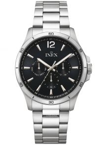 A12148S5I Inex Mens Sølvfarvet/Black A12148S5I