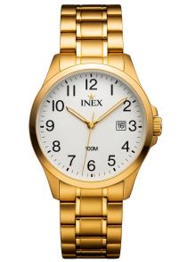 A69538D4A Inex Mens 100m Golden Classic 39mm