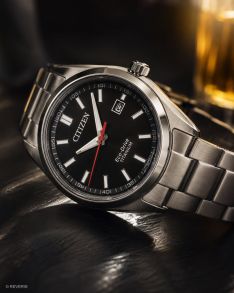 AW1900-50E Citizen Mens Eco-Drive Black Super Titanium 40mm