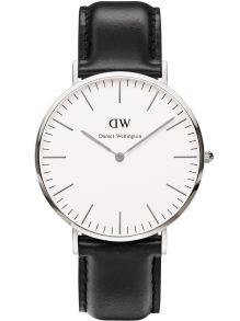 ADW00100020 Daniel Wellington Classic Sheffield Sølvfarvet Men 0206DW