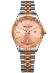 CTW504 Carrie Taylor Rosegolden Two Tone Classic Date Sapphire 32mm