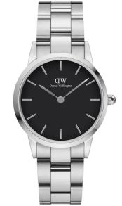 ADW00100208 Daniel Wellington Iconic Link 28mm Sølvfarvet Black DW00100208