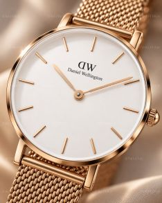 ADW00100219 Daniel Wellington Classic Petite 28mm Melrose White Rose-Coloured DW00100219