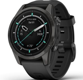 010-02802-15 Garmin Epix Pro Gen 2 - Sapphire Edition - 42mm Carbon Gray DLC Titanium 010-02802-15