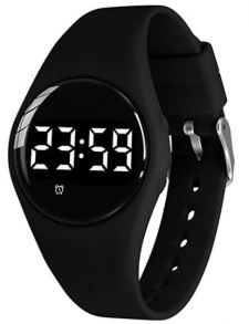 FIBEX15V2BLACK Sort ur til børn med særlige behov | FIBEX15V2BLACK