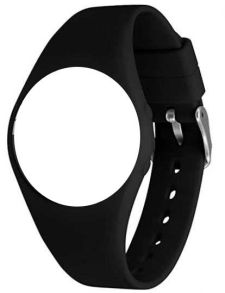 FIBEX15V2BLACK-strap Black Silicone Strap for Fibex Vibrating Reminder Watch FIBEX15V2BLACK