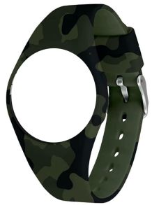 FIBEX15V2GREENCAMO-strap Green Camo Silicone Strap for Fibex Vibrating Reminder Watch FIBEX15V2GREENCAMO