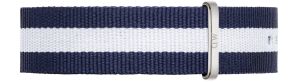 ADW00200018 Wristband Daniel Wellington Classic Glasgow Sølvfarvet Man 20mm 0404DW