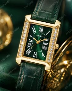 RG242YX9 Lorus Ladies Golden Green Leather 22mm