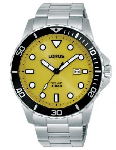 RX309BX9 Lorus Mens Solar Steel Yellow