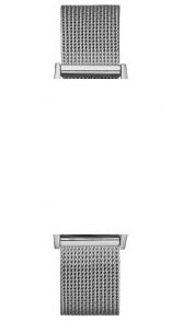 270907 Sølvfarvet mesh band for Skagen Anita SKW2149