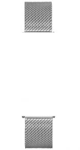 348873 Sølvfarvet mesh band for Skagen Anita SKW2307