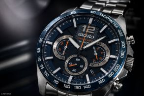 SSB345P1 Seiko Mens Chronograph Blue Steel 43mm