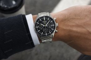 SSB413P1 Seiko Mens Sporty Sapphire Chronograph 43mm