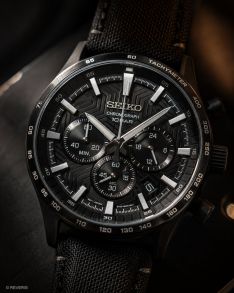 SSB417P1 Seiko Mens Chronograph Sapphire Black 43mm
